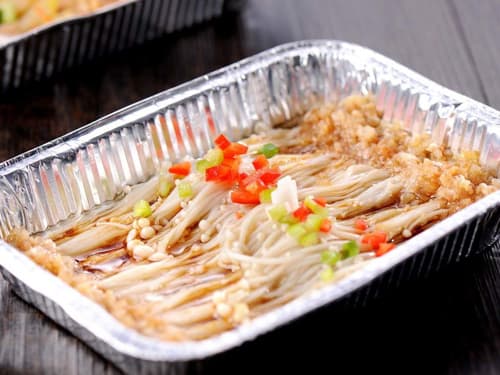 景东锡纸烤金针菇